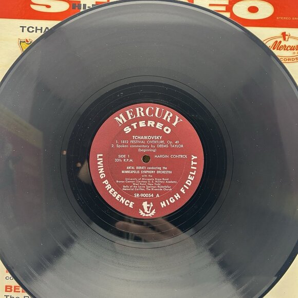 Tchaikovsky: 1812 Overture; Capriccio Italien LP Orchestre Symphonique De Montre - Picture 3 of 4